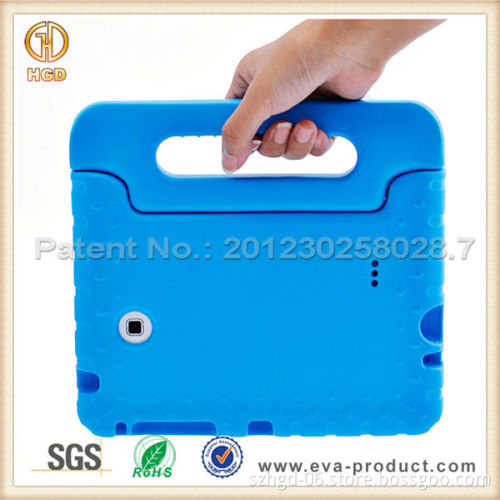 Handle stand safe kids eva foam tablet case for samsung sm-t230nu